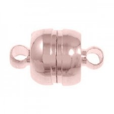 Metalen magneetsluiting 11x7mm Rosé goud